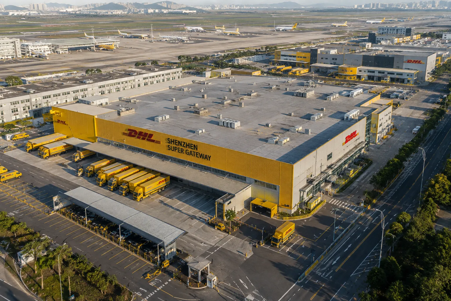 DHL investe € 177 milhões e triplica capacidade de maior hub na China continental